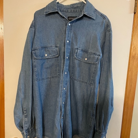dakota Other - Dakota Denim Western Pearl Snap Button Shirt​